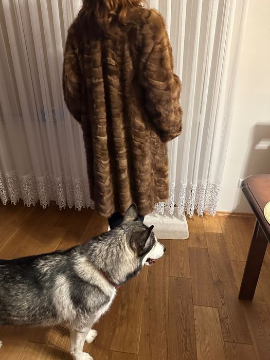 Futro z norek naturalne