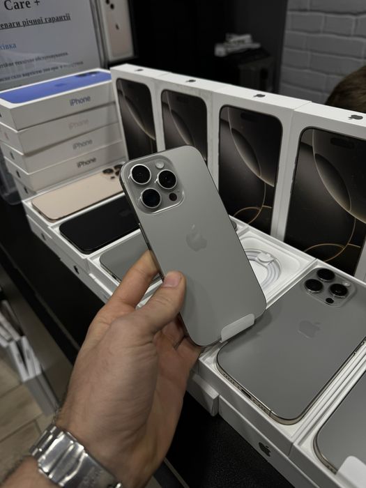 Нові open/box iphone 16 pro/pro max 128/256gb all color + гарантія