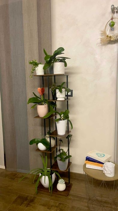 Kwietnik stojak regał na kwiaty rośliny 7 poziomów 140 cm