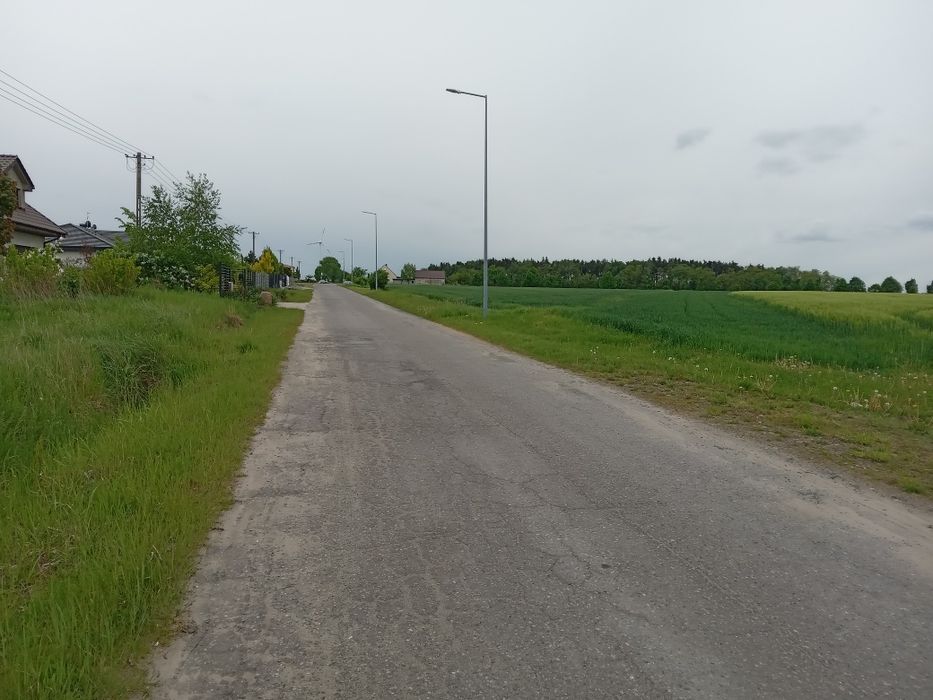 Duża działka budowlana 3000m2 szerokość 50m