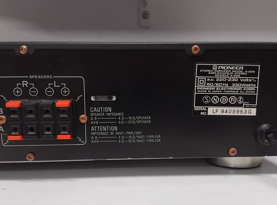 PIONEER amplificador A-229
