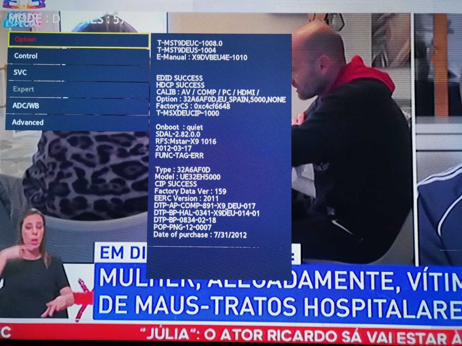 Mainboard Samsung UE32EH5000