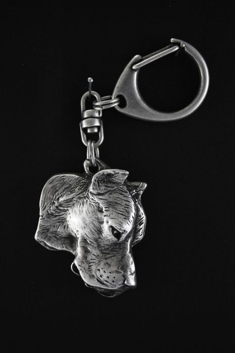 Dog argentyński brelok posrebrzany Art-Dog