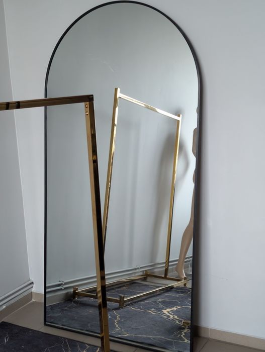 Piękne lustro łukowe 175×60 cm.