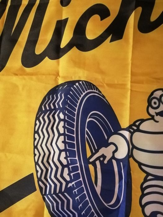 Постер Michelin шини, жовтий, колесо плакат авто, СТО декор
