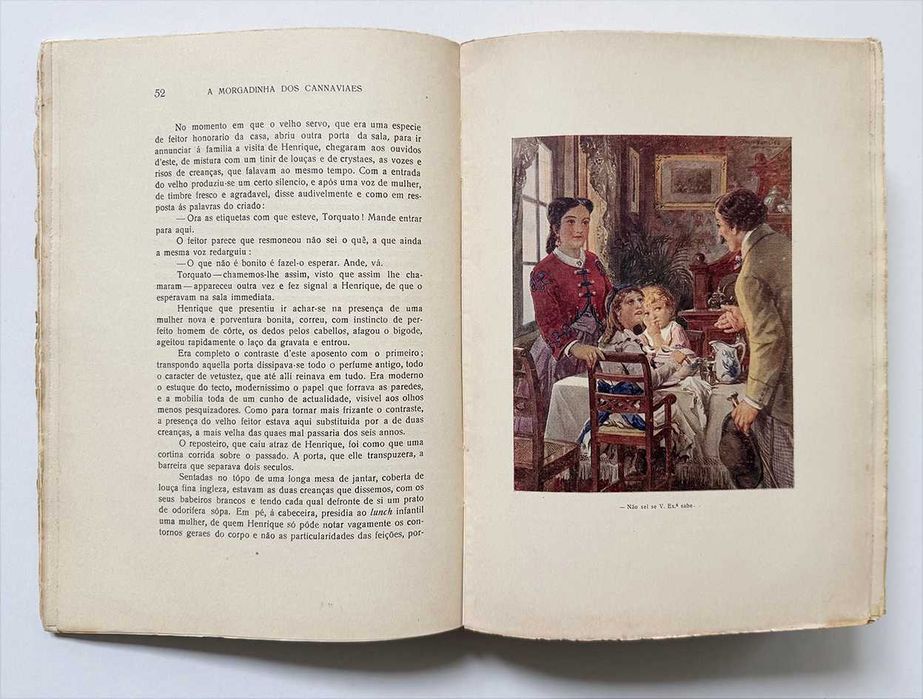 1930, Julio Diniz, A Morgadinha dos Canaviaes. Edição ilustrada.