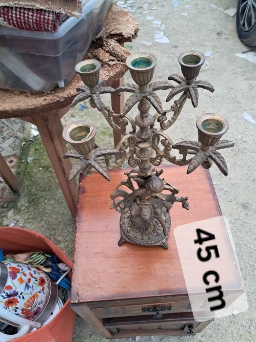 Canelabro cinco velas