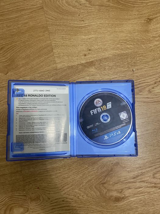 jogo ps4 “fifa 18 ronaldo edition”