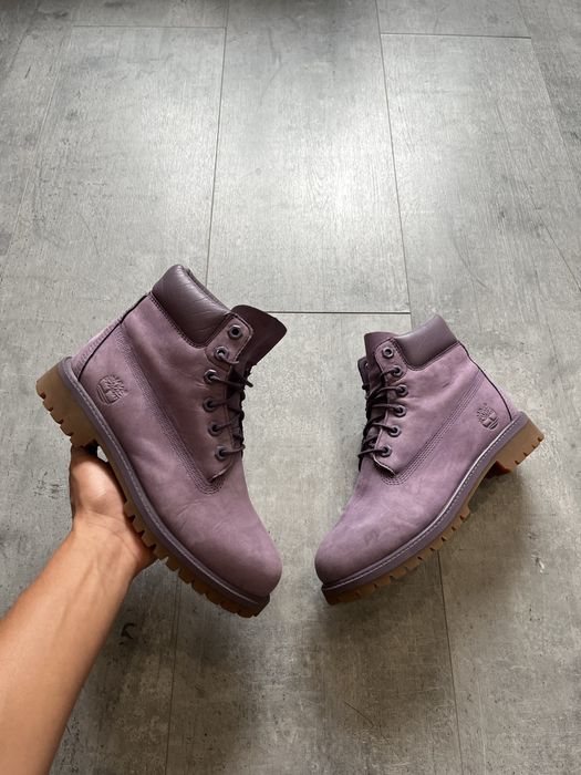 Okazja Buty Zimowe Timberland 6 inch premium fioletowe