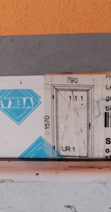 Okno VEKA Szyba ZeSpoLona 790x1570 Nowe