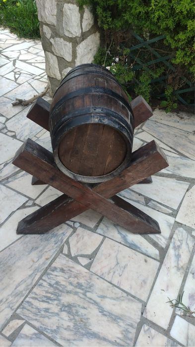 Barril com suporte
