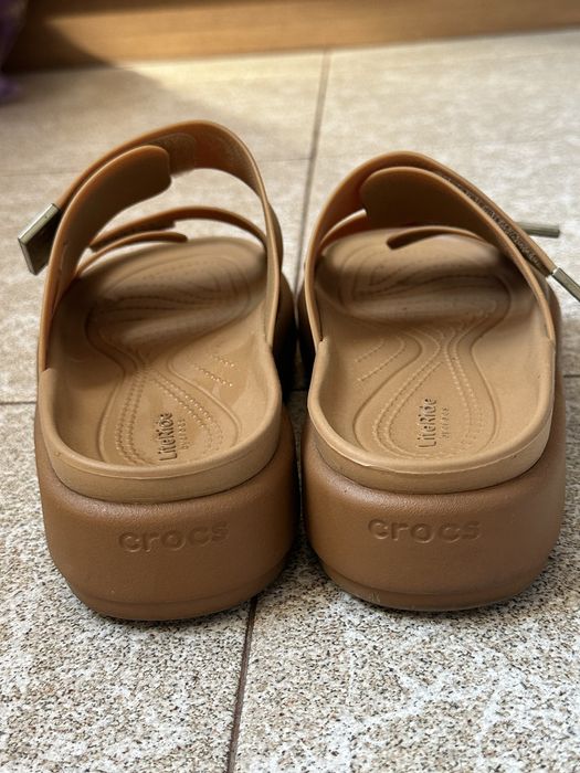 Crocs literide шльопанці на платформі 38р