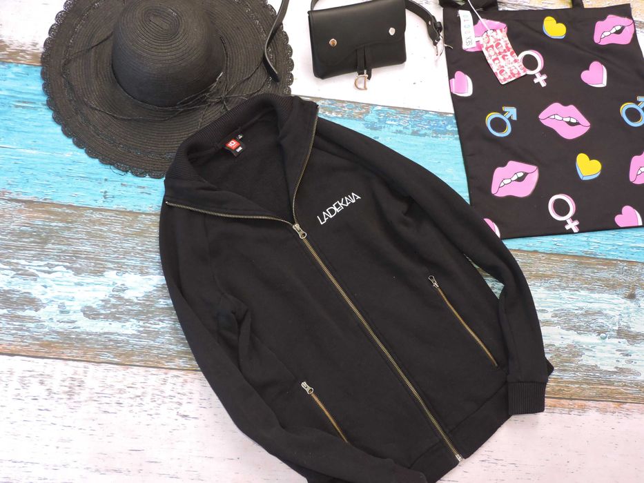 Identy Game czarna rozpinana bluza zamki M