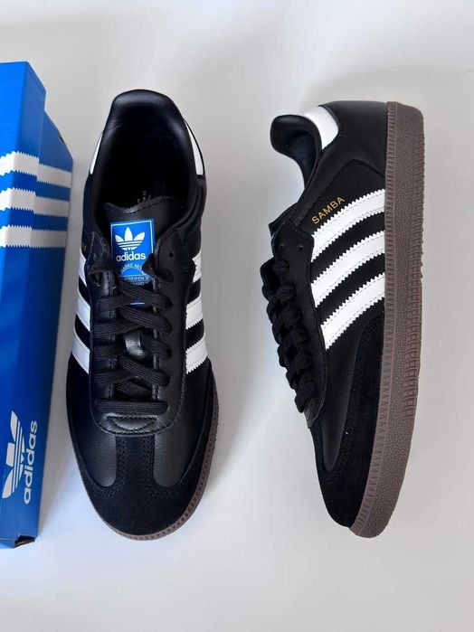 czarne adidas SAMBA buty dla pary oryginalne sneakersy R.37