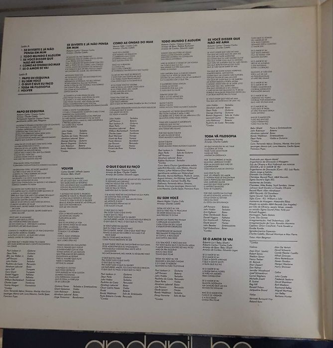 Disco vinil Roberto Carlos