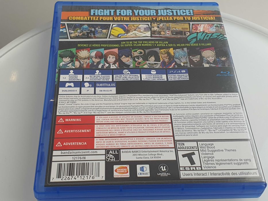 Gra PS4 / PS5 My Hero One's Justice Sklep Zamiana