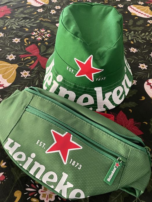 Nerka i kapelusz Heineken