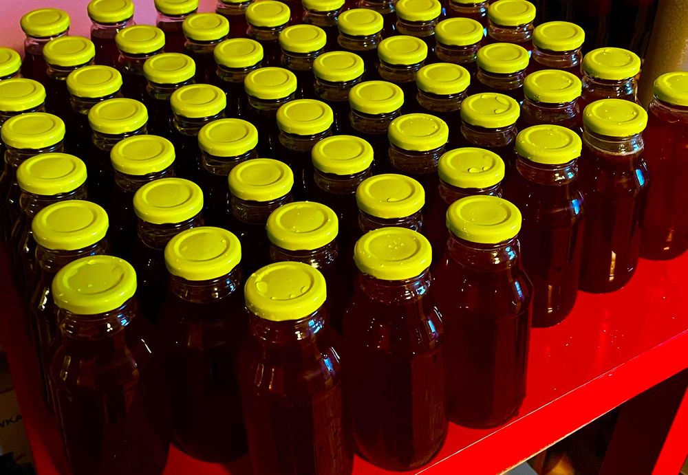 Syrop malinowy domowej roboty 330ml x14 sztuk (4,62l)