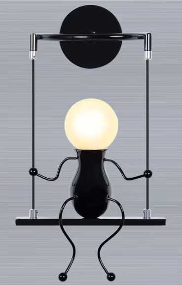 Kinkiet, lampa młodzieżowa loft / industrial / boho