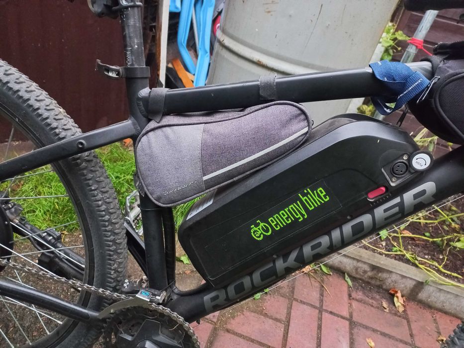 ebike rockrider duży zasięg wygodny