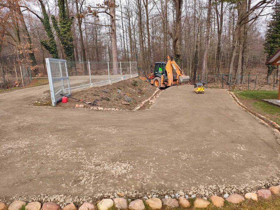 Usługi koparko ładowarki i mini koparki