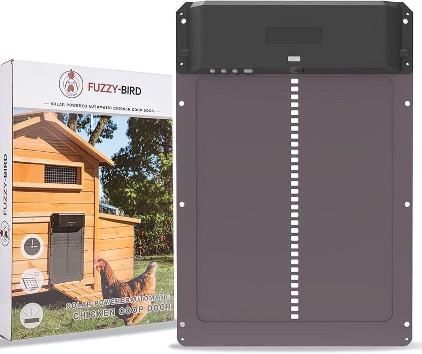 Automatyczne drzwi do kurnika z panelem słonecznym