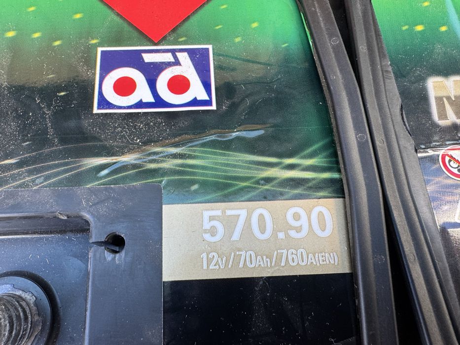 Bateria start and stop 12v 70ah 760a