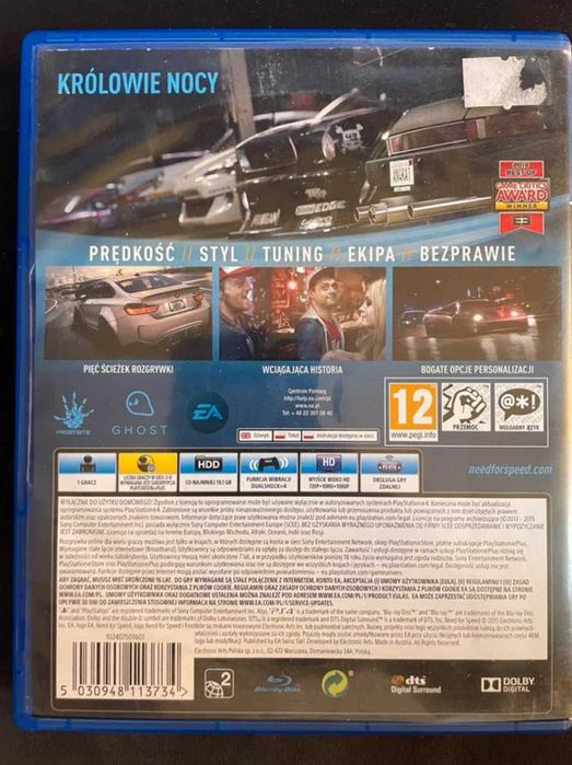 Need for speed ps4