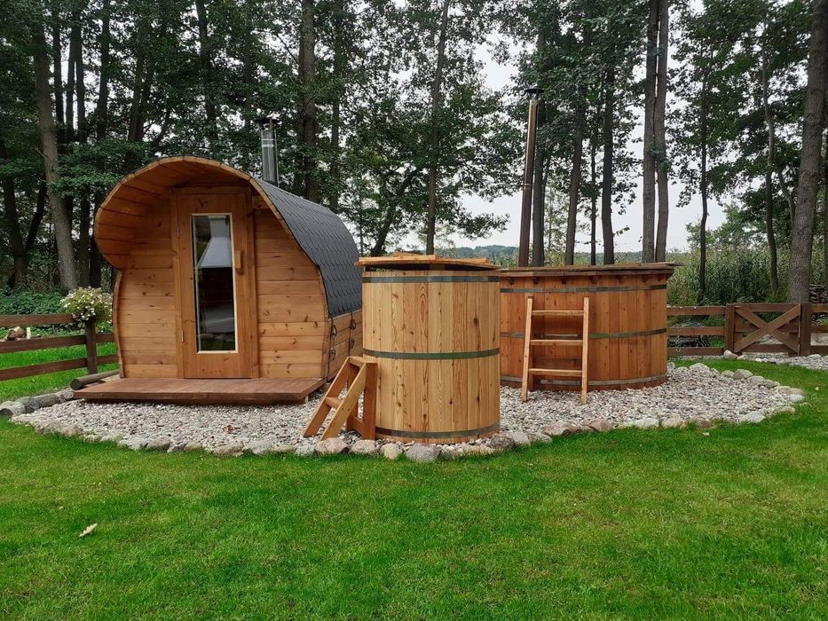 Domek letniskowy nad jeziorem  morzem do wynajęcia Sauna Jacuzzi Bali