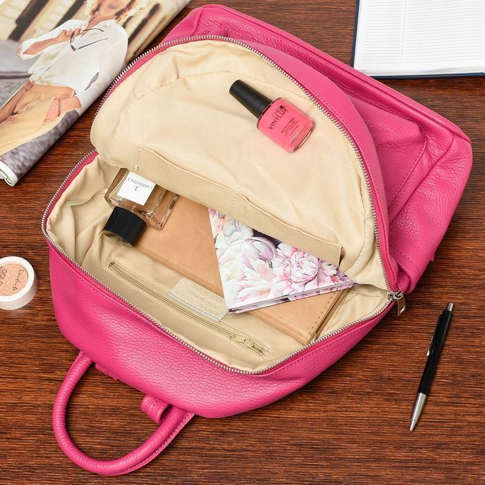 Włoski Plecak Skórzany A4 damski miękka SKÓRA duży