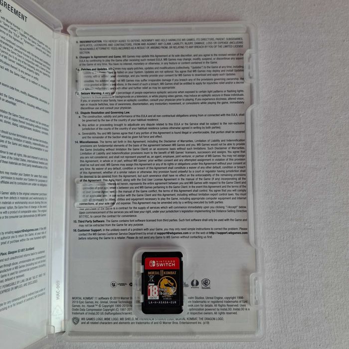 MK Mortal Kombat 11 & 1 Nintendo Switch NS DLC Import UK