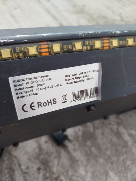 Hulajnoga elektryczna kugoo kirin m4