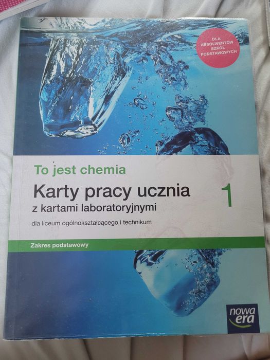 Chemia ćwiczenia+podręcznik klasa 1 ponadpostawowa zakres podstawowy