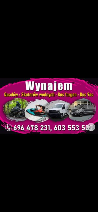 Wymajem bus l3h2 renault master 2.3 blaszka ,  furgon