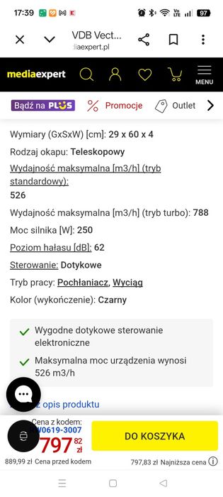 Sprzedam nowy okap.