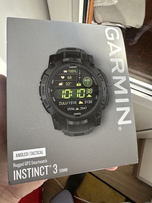 Garmin Instinct 3 Tactical Edition AMOLED 50 мм, офіційна гарантія