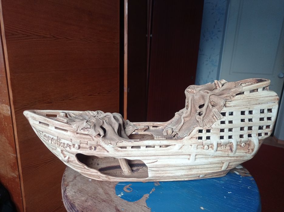 Керамический декор "Затонувший корабль"