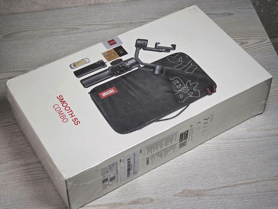Стабілізатор для смартфону  Zhiyun Smooth 5S Combo Grey • НОВИЙ!