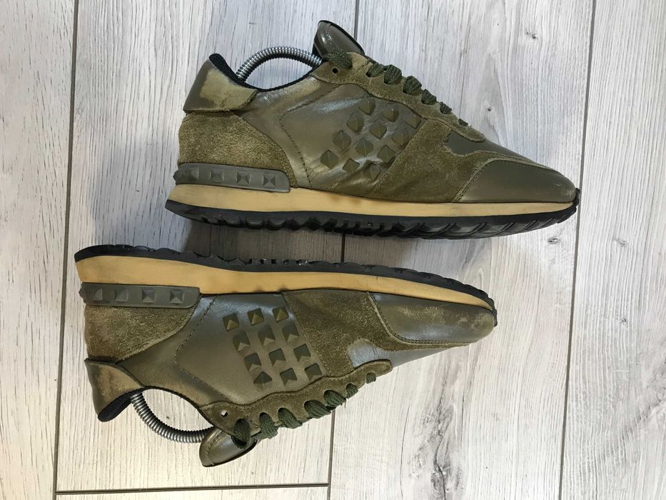 Skórzane buty Valentino Garavani  Rockrunner rozm. 37