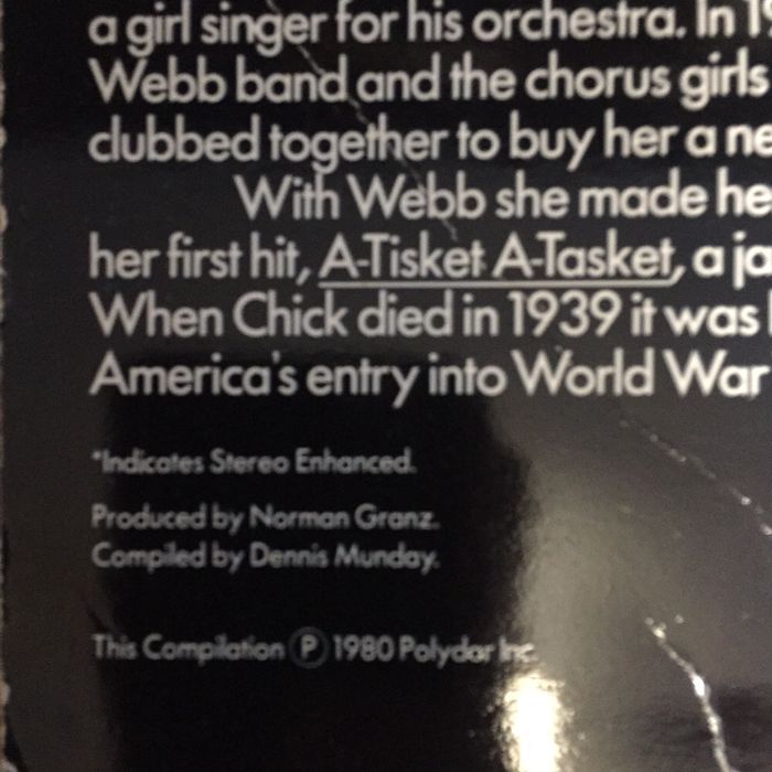 Vinil: Ella Fitzgerald - The Incomparable - 1980