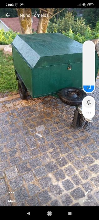 Reboque de carro para caça