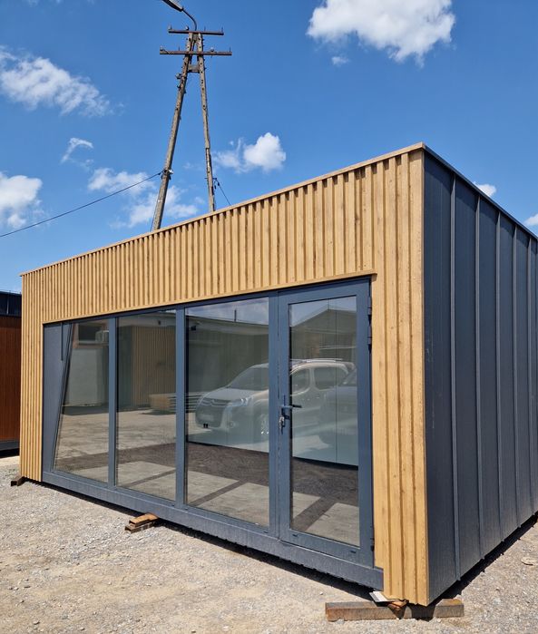 Kontener biurowy, handlowy 6x3 z płyty PIR gotowy do odbioru!!!