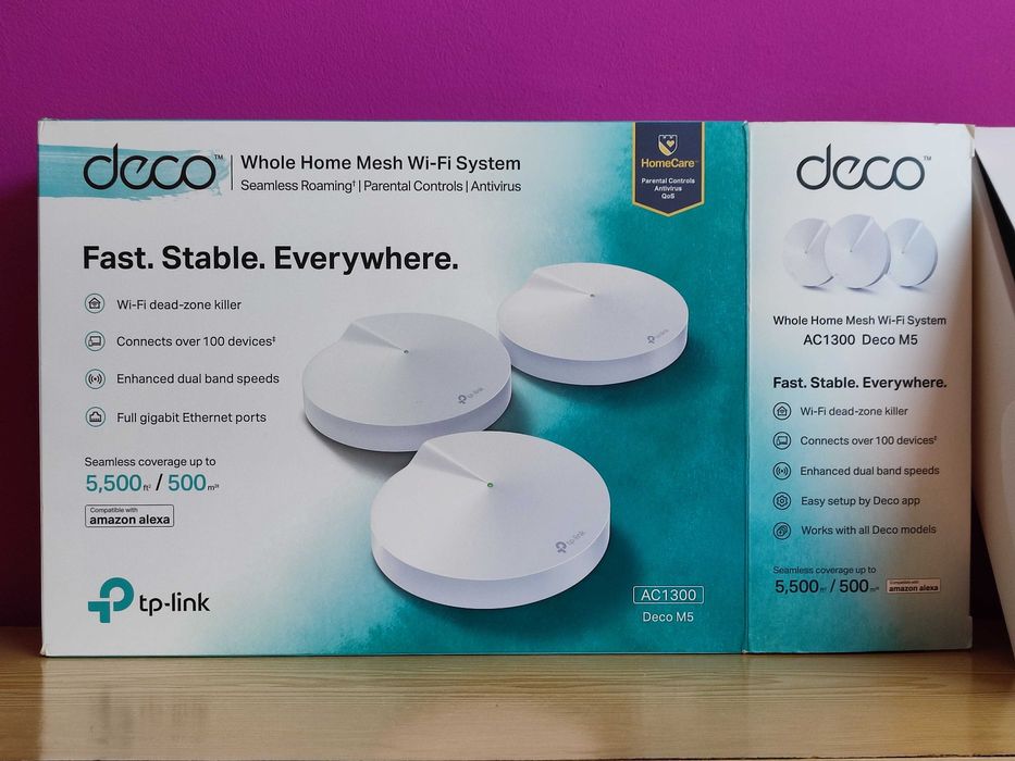 3x TP-Link Deco M5 Wi-Fi Mesh