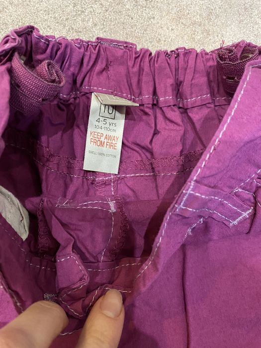 Котоновые штанишки девочке р.4/5 лет