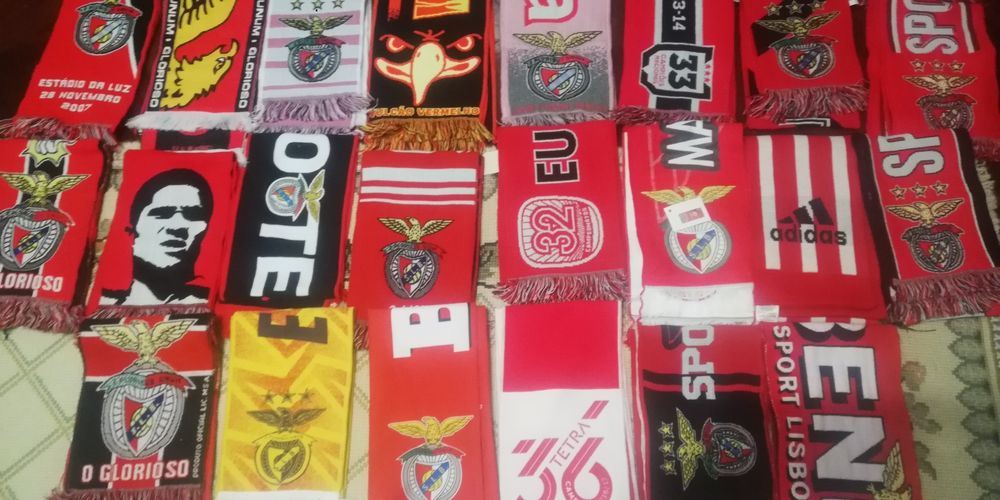 30 Cachecois do SLBenfica diferentes
