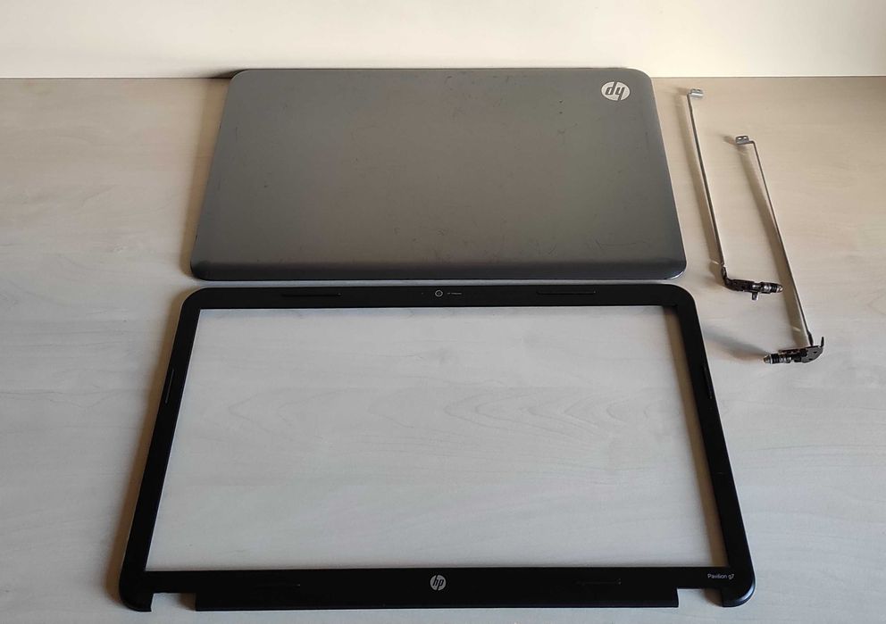 HP Pavilion G7 разборка (крышка/петли/шлейф/вебка/антенны/DVD)