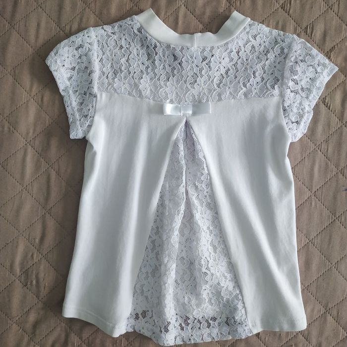 Elegancka bluzka, strój galowy, 7-9 lat