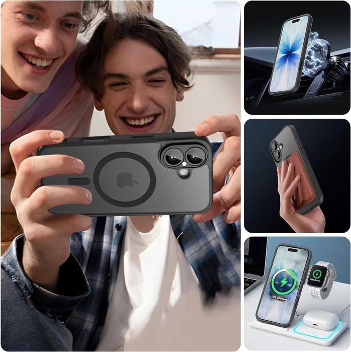 Capa para iPhone 17 com Magsafe + Pelicula Vidro - Nova