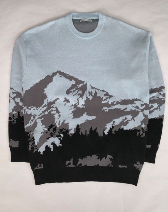 Sweat da Zara com padrão Montanha