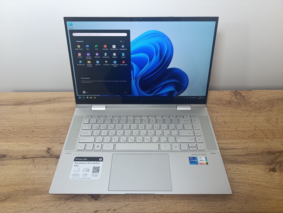15'6 FHD IPS ноутбук HP Envy/i7-1195G7/16GB DDR4/512 GB SSD/АКБ 0%знос